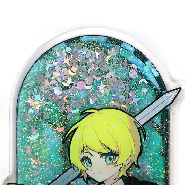 Custom Thicken Pre-filled Quicksand Liquid Acrylic Standees - VOGRACE