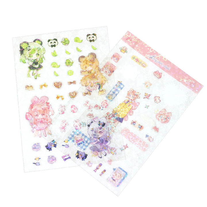 Custom Transparent Clear Stickers Sheets - VOGRACE