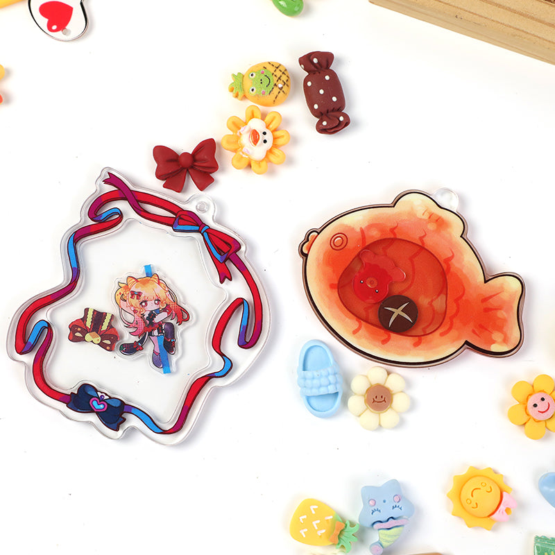 Custom Ultra-thin Shaker Keychains - VOGRACE