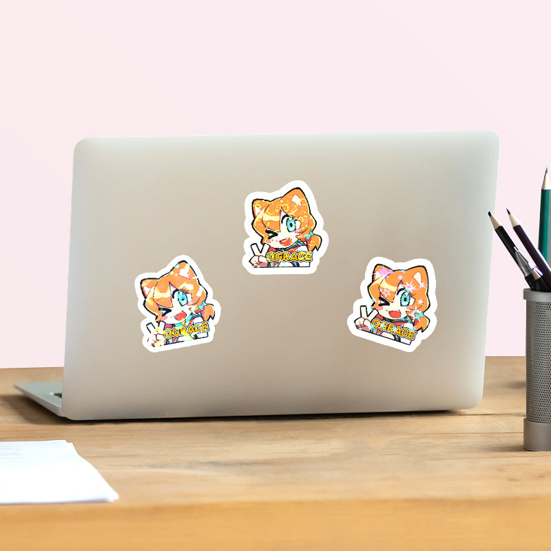 Custom Vinyl Holographic Stickers