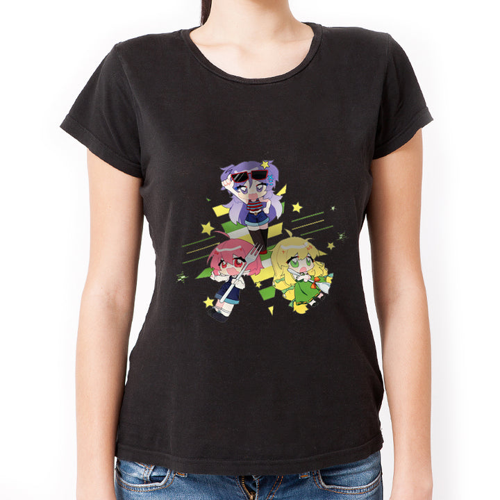 Custom Women T Shirts Printing Cotton Crew Neck T-Shirts