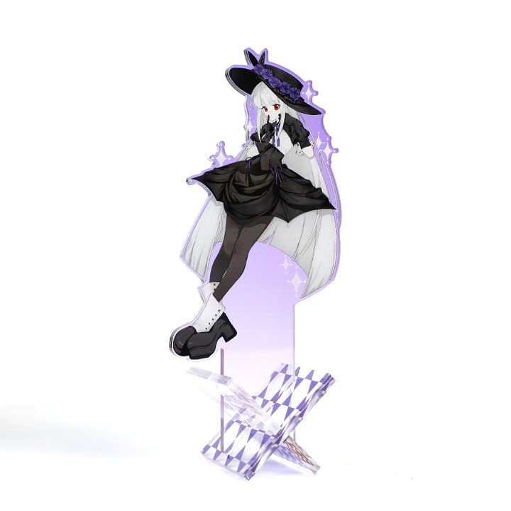 Custom X-Shaped Clear Acrylic Standees