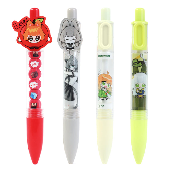 Custom acrylic paint pens custom beadable pens ballpoint pens