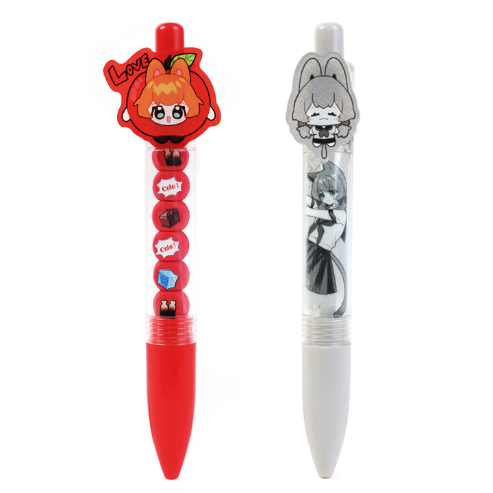 Custom acrylic paint pens custom beadable pens ballpoint pens