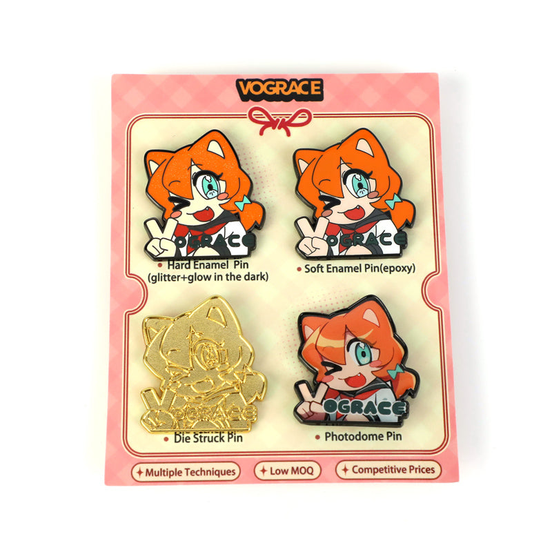 Enamel Pins Lapel Pins Sample Pack - VOGRACE