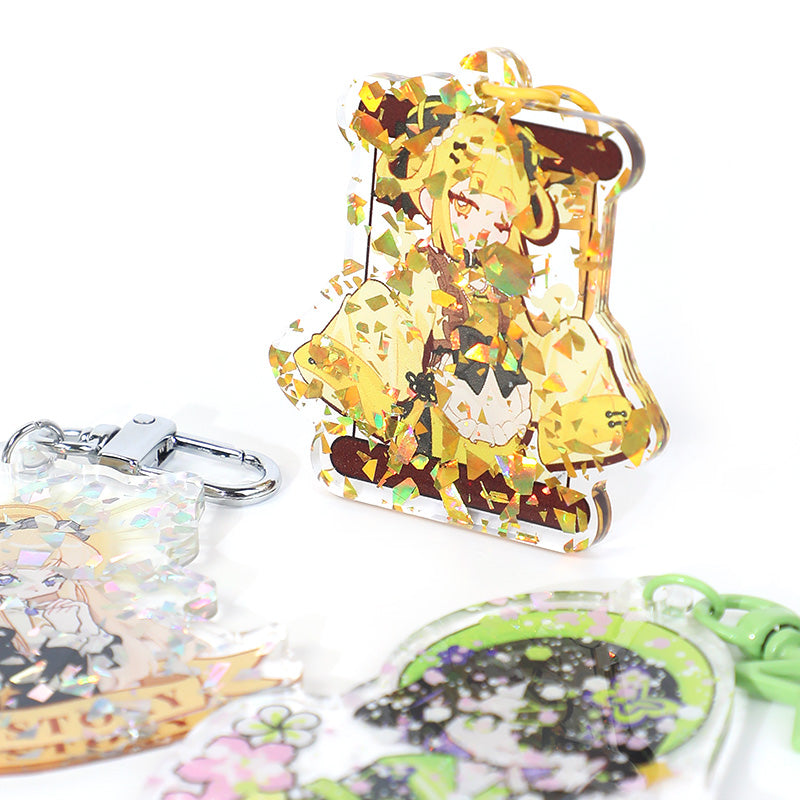 Custom Sequin Acrylic Keychains - VOGRACE