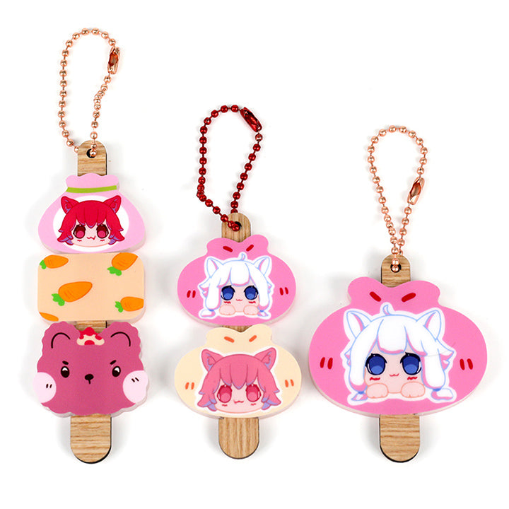 Custom Acrylic BBQ Dango Keychains - VOGRACE