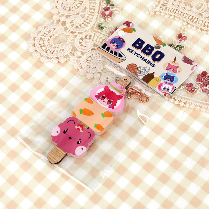 Custom Acrylic BBQ Dango Keychains - VOGRACE
