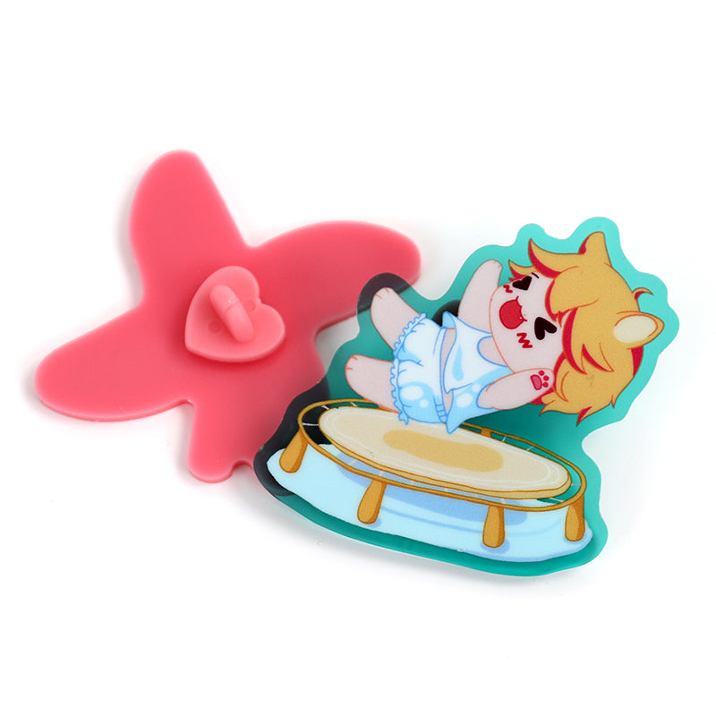 Custom Colored Acrylic Pins - VOGRACE