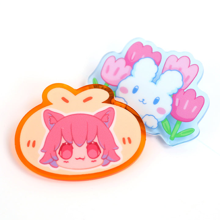 Custom Colored Acrylic Pins - VOGRACE