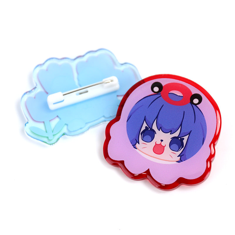 Custom Colored Epoxy Acrylic Pins - VOGRACE