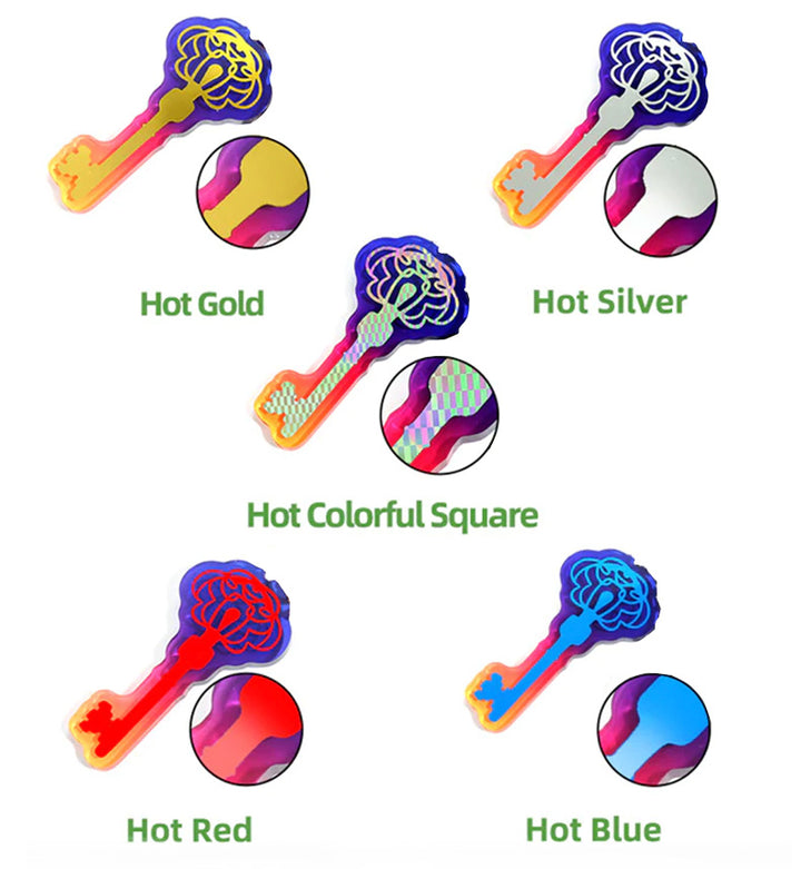 Custom Hot Stamping Acrylic Pins - VOGRACE