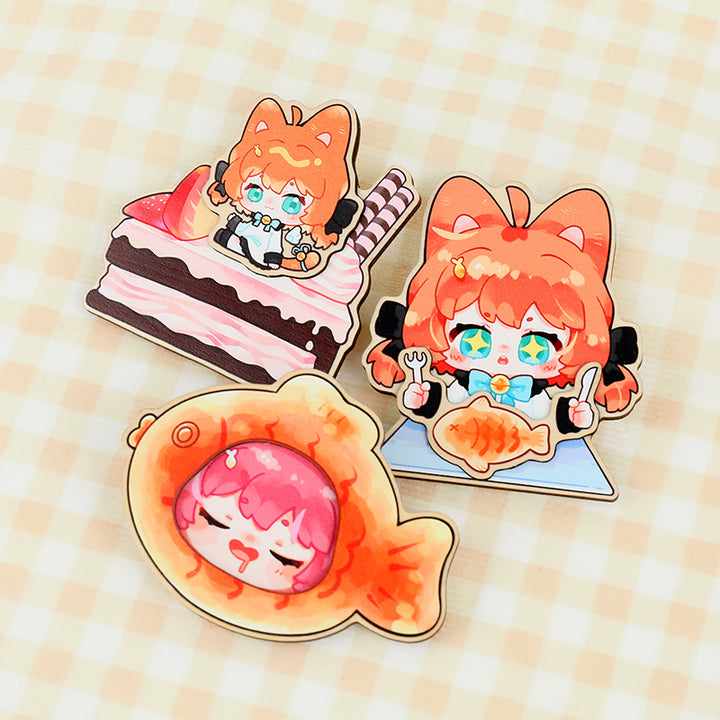 Custom Multilayer Wooden Pins - VOGRACE