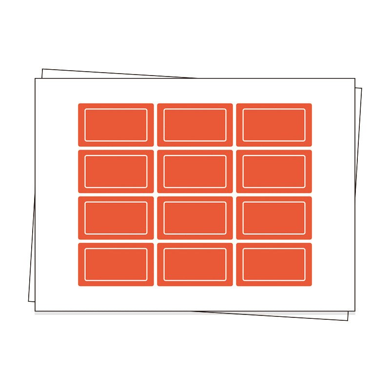 Custom Rounded Corner Sheet Labels - VOGRACE