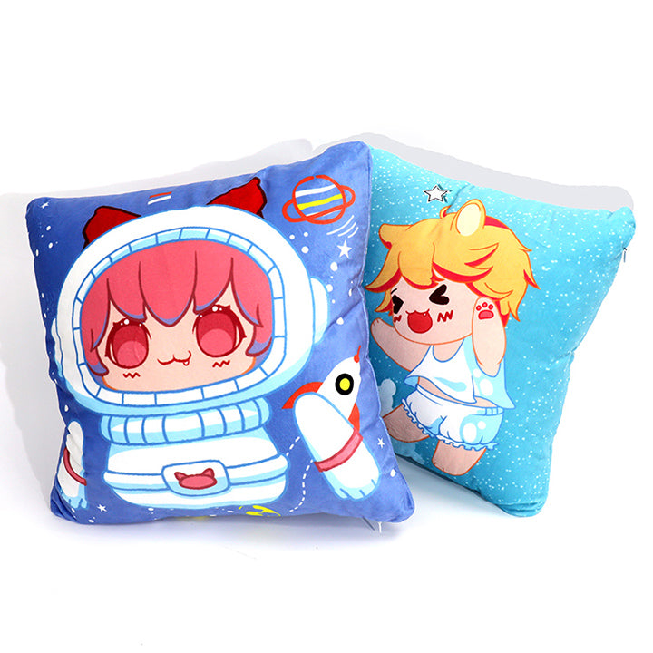 Custom Square Throw Pillow - VOGRACE