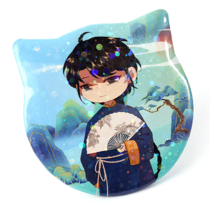 Custom Cat Ear Shapes Button Pins - VOGRACE