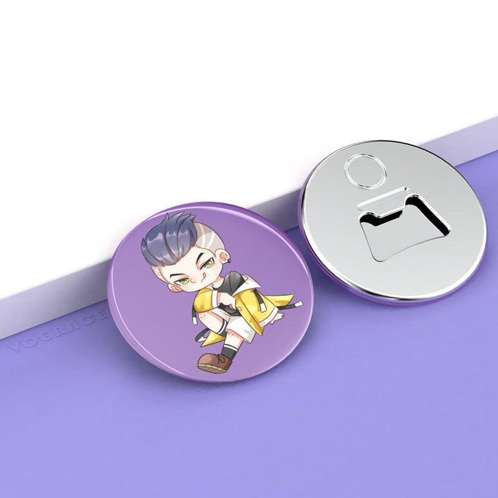 Custom Bottle Opener Fridge Magnets Button Pins - VOGRACE