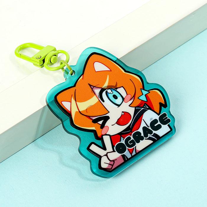 Custom Colored Acrylic Keychains - VOGRACE