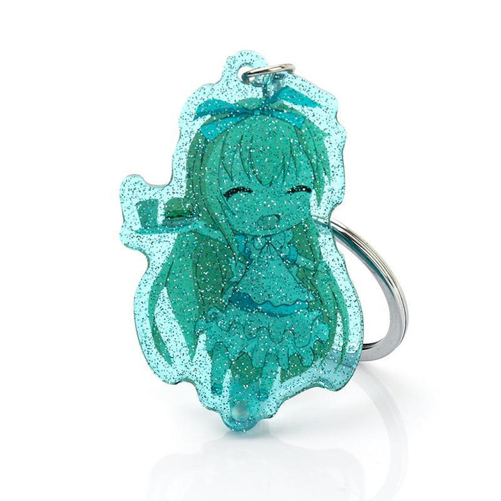 Custom Glitter Acrylic Keychain
