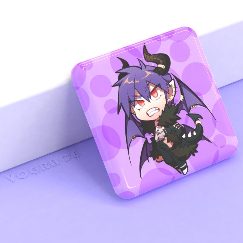 Custom Square Button Pins - VOGRACE