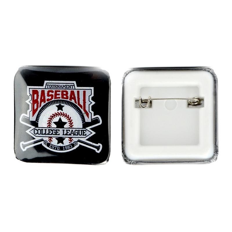 Custom Square Button Pins - VOGRACE