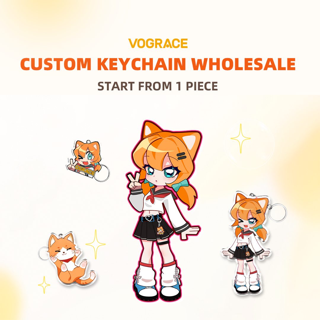 Level Up Your Merch Game: Why Vograce is the Ultimate Destination for Custom Keychains