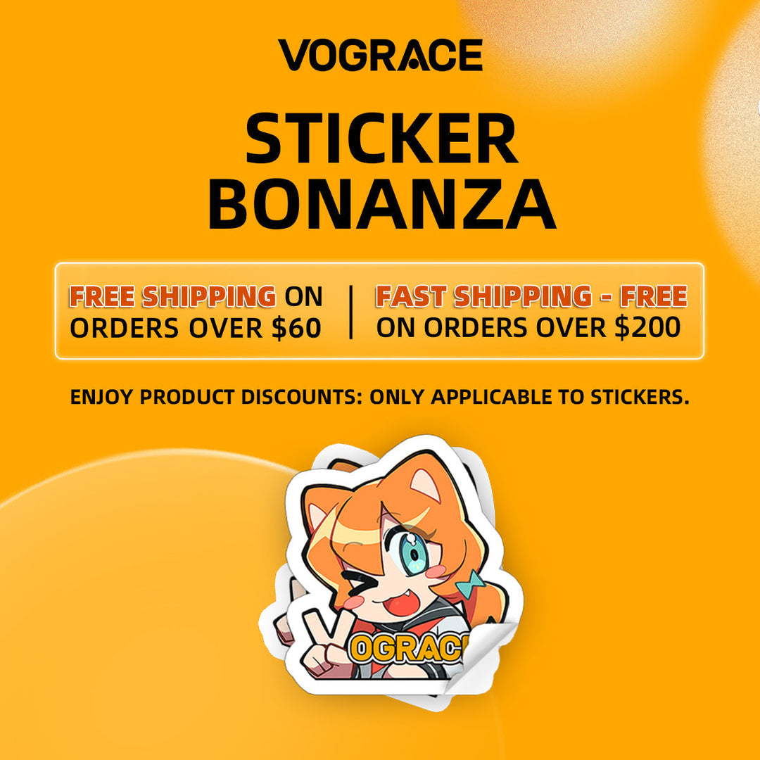 Affordable custom sticker printing services - VOGRACE