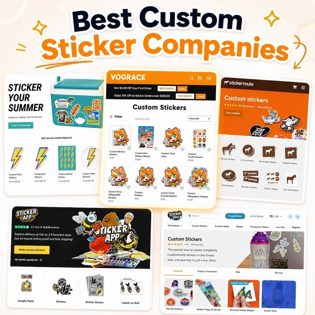 Best Custom Sticker Companies