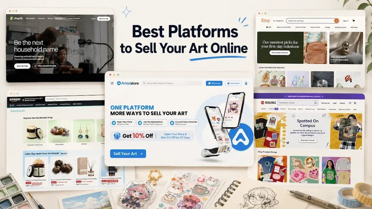 Best Platforms to Sell Your Art Online