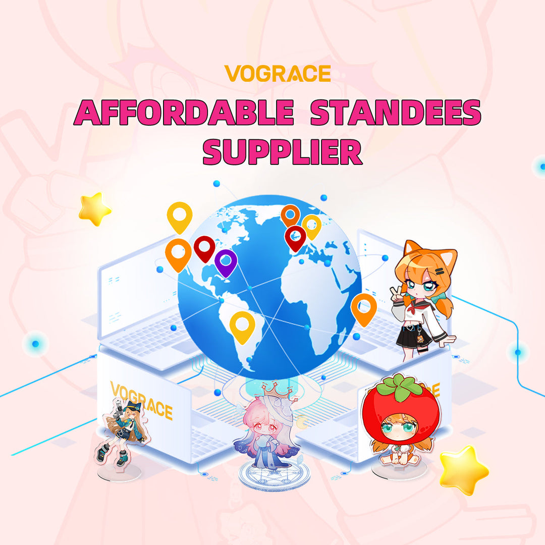 Cheap Custom Acrylic Standees for Artists