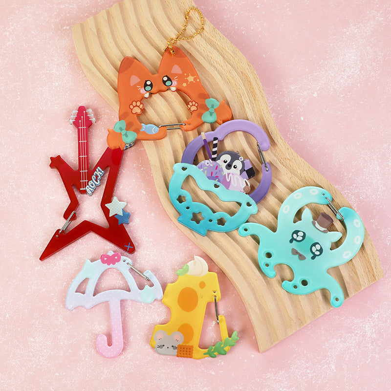 Beyond a Keychain: Creative Custom Acrylic Carabiners | Vograce - VOGRACE