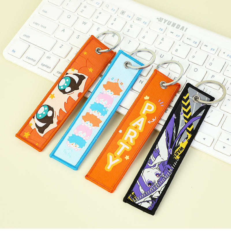 Stand Out with Premium Custom Embroidered Keychains | Vograce - VOGRACE