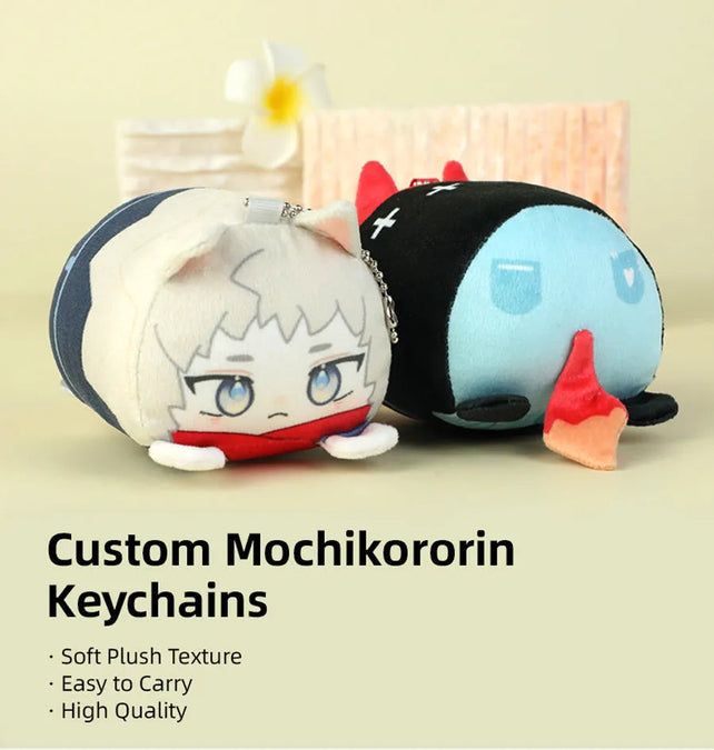 ‌Introducing Custom Mochikororin Plush Toy Mascot Keychains: Your Pocket-Sized Companion!‌ - VOGRACE