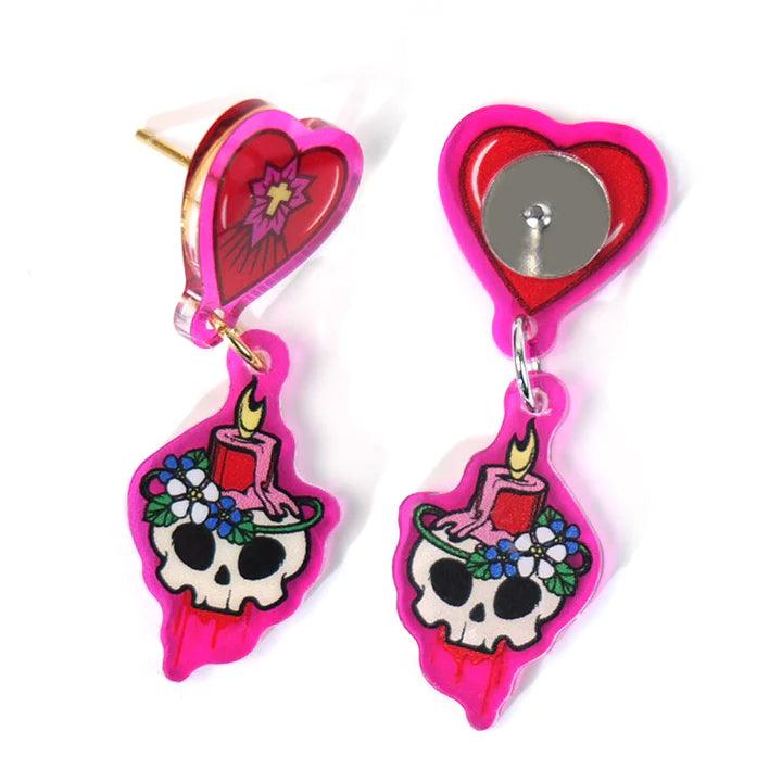 Defined Beauty with Custom Acrylic Earrings Ear Stud - VOGRACE