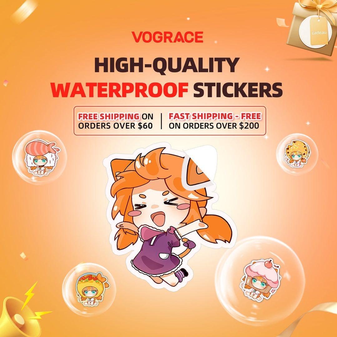 High-Quality Waterproof Stickers: Durability Meets Creativity - VOGRACE