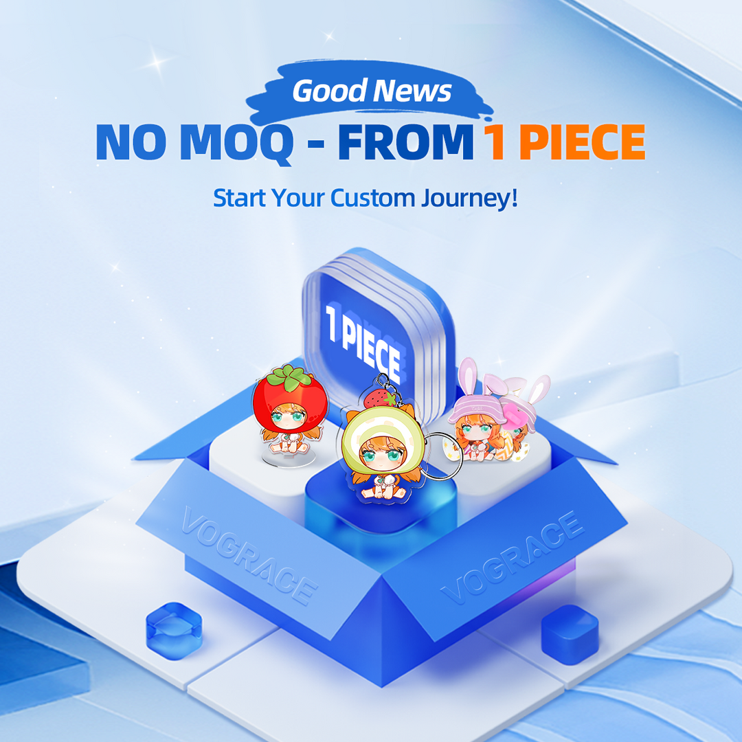 Are there any Vograce products with a 1-piece or sample-level MOQ?