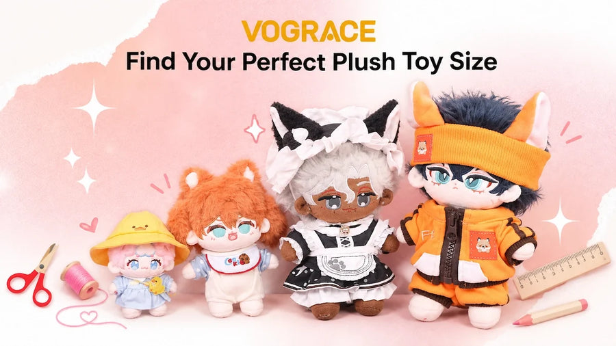 Plush Size Guide: From Mini to Jumbo, Size Chart & Tips