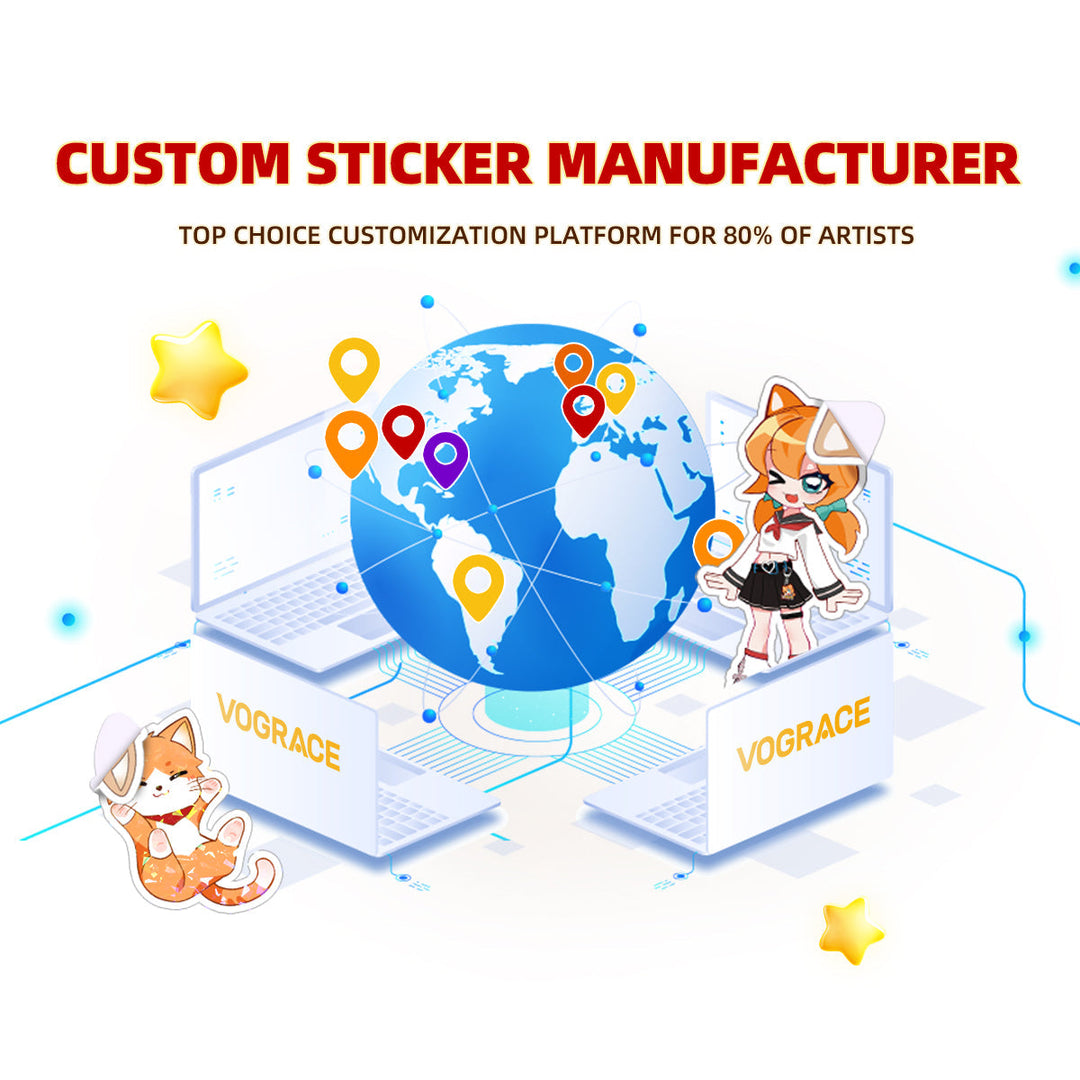 Top 10 Custom Sticker Manufacturers: Why Vograce Stands Out - VOGRACE