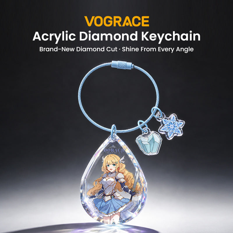 A Brilliant Breakthrough: Vograce Unveils the World’s First Sparkling Diamond Keychains