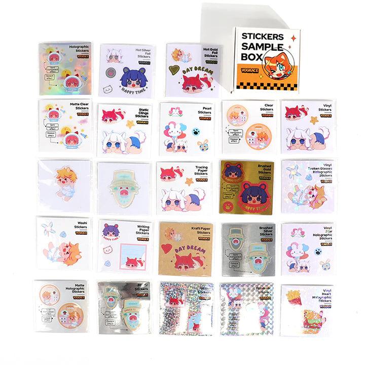 Vograce's Sticker Sample Box: A Must-Have for Sticker Enthusiasts Everywhere - VOGRACE