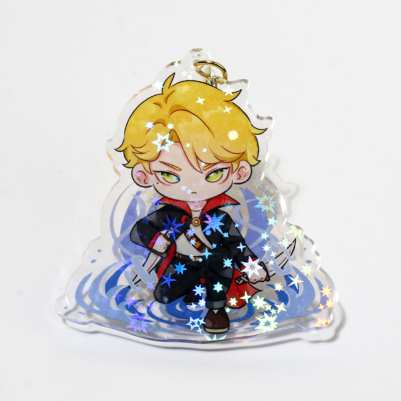 Colorful Holographic World-charms, stickers, pins, bags - VOGRACE