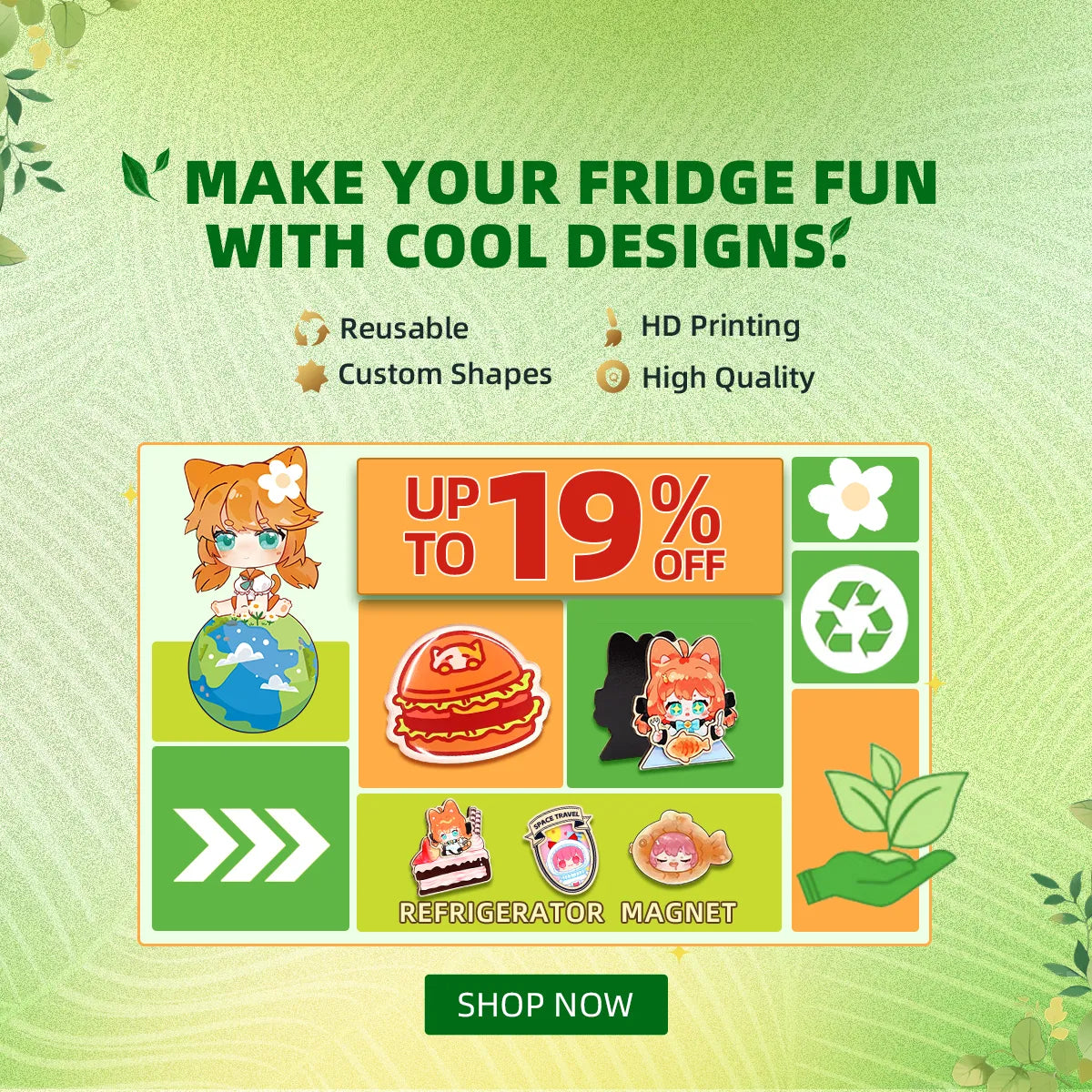 Créer la collection ultime de magnets de réfrigérateur personnalisés sur le thème de l'anime 