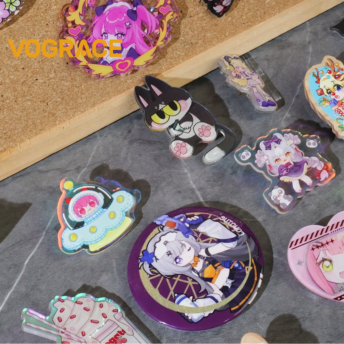 Pin Manufacturer For Artists - VOGRACE