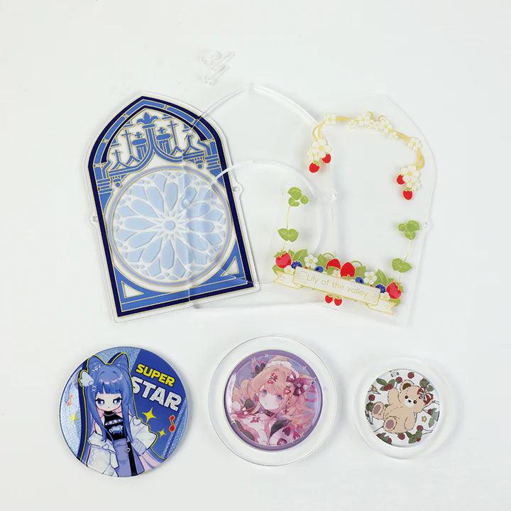 Harness the Power of Creativity and Elegance by Investing in Custom Acrylic Button Pin Holder Display Standees