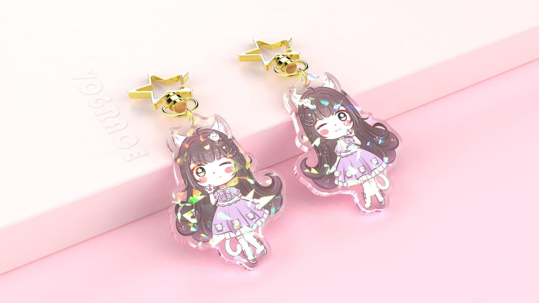 Custom Clear Acrylic Keychains - VOGRACE