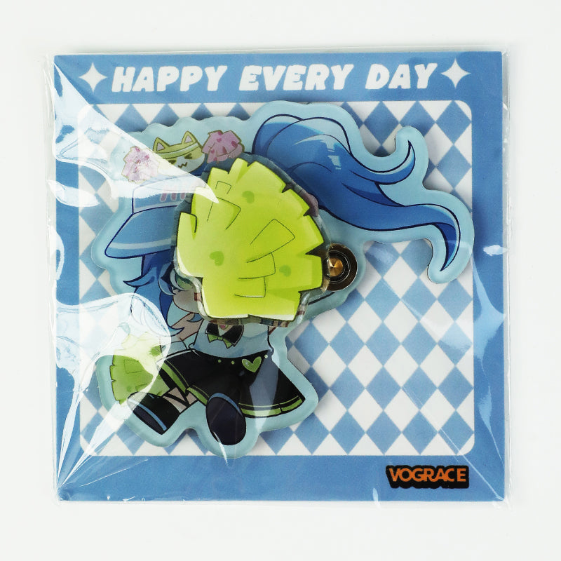 Custom Acrylic Double Layer Spinning Fridge Magnets - VOGRACE