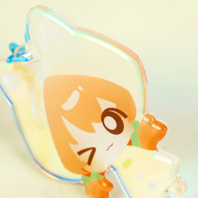 Custom Rainbow Acrylic Rounding Keychains