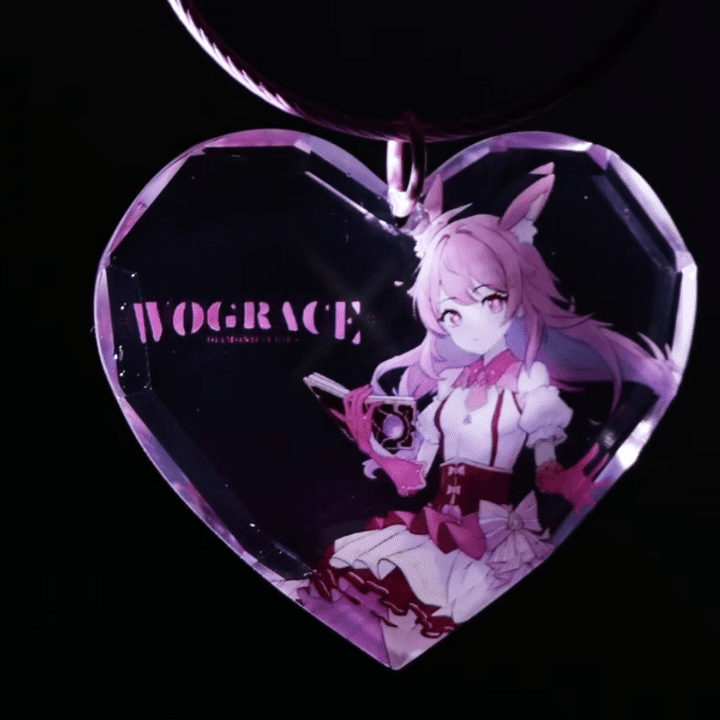 Custom Acrylic Diamond Keychain
