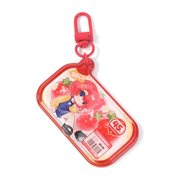 Custom 3D Double-Layer Rounding keychain