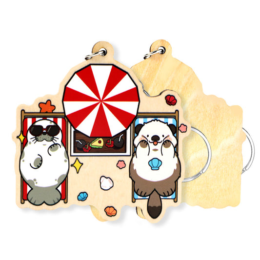 Porte-clés en contreplaqué de 4 mm personnalisés 